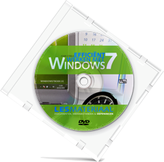 DVD met lesmateriaal bij het boek Efficiënt werken met Windows 7.